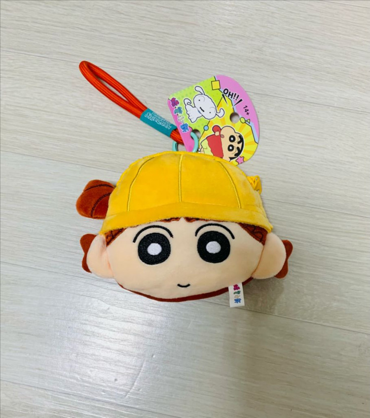 짱구 맹구 유리 동전지갑 파우치 키링 4종 이미지