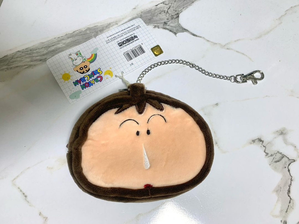 짱구 맹구 유리 동전지갑 파우치 키링 4종 이미지