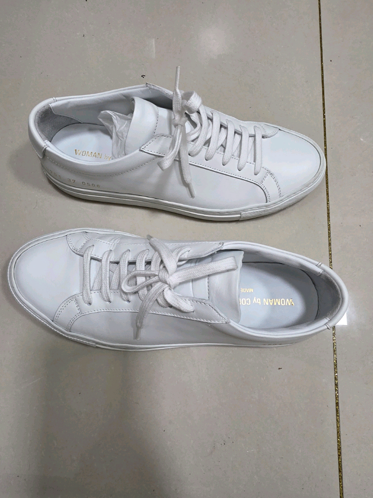 (정품) 커먼프로젝트 아킬레스 로우 화이트 37 이미지