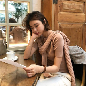 유메르 캐시미어 골지 니트 가디건 인디핑크, 유메르 캐 시미어 가디건, 유메르 가디건 이미지