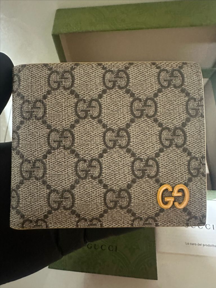 구찌 GG수프림 디테일 반지갑 이미지