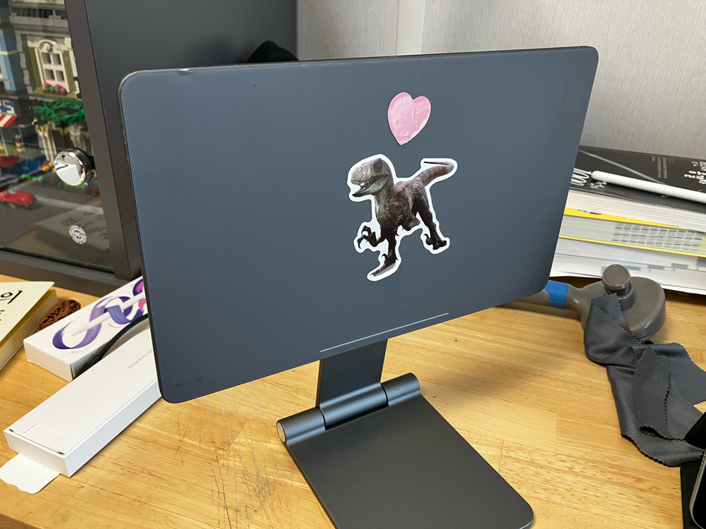 아이패드m2 13 블루+애플펜슬,거치대 이미지