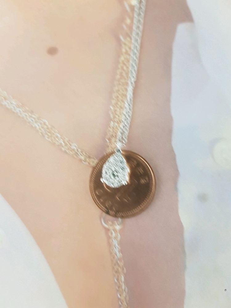 18k 바니찌 천연다이아 목걸이 이미지
