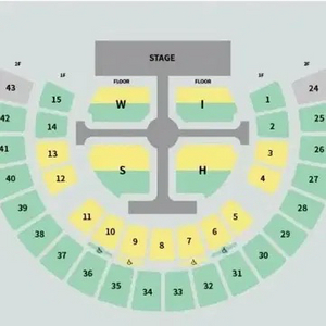 엔시티 위시 막콘 스탠딩 콘서트 티켓 이미지