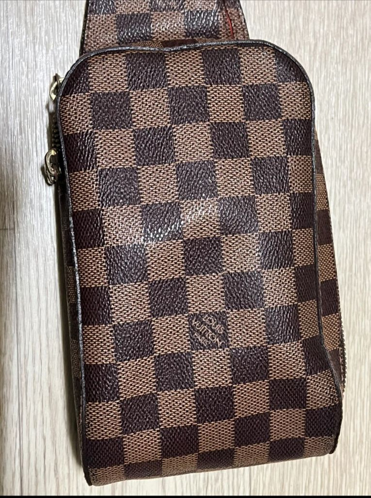 정품 루이비통 제로니모스 다미에 힙색 슬링백판매합니다 이미지