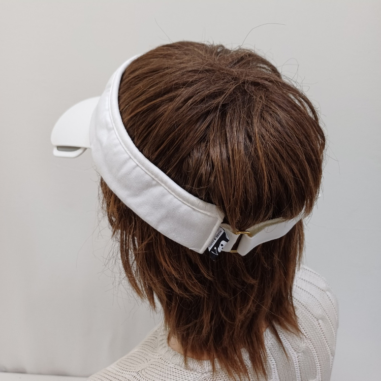 정품 마크앤로나 골프 썬캡 사이드 햇빛가리개 흰색 모자 사랑봉봉 이미지