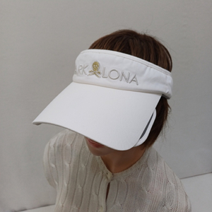 정품 마크앤로나 골프 썬캡 사이드 햇빛가리개 흰색 모자 사랑봉봉 이미지