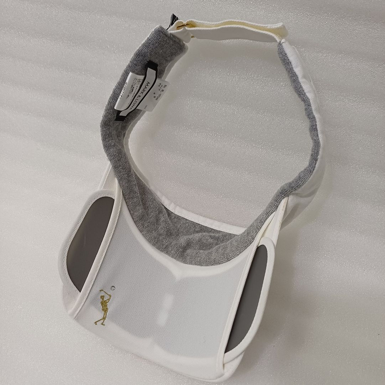 정품 마크앤로나 골프 썬캡 사이드 햇빛가리개 흰색 모자 사랑봉봉 이미지