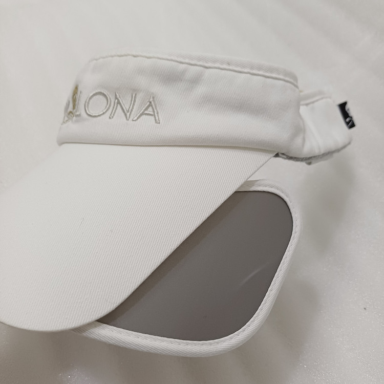 정품 마크앤로나 골프 썬캡 사이드 햇빛가리개 흰색 모자 사랑봉봉 이미지