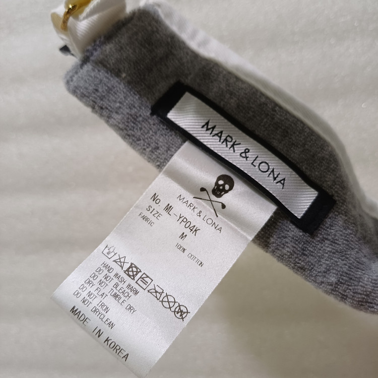 정품 마크앤로나 골프 썬캡 사이드 햇빛가리개 흰색 모자 사랑봉봉 이미지