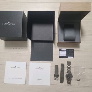 해밀턴 카키 티타늄 검정(38mm) 이미지