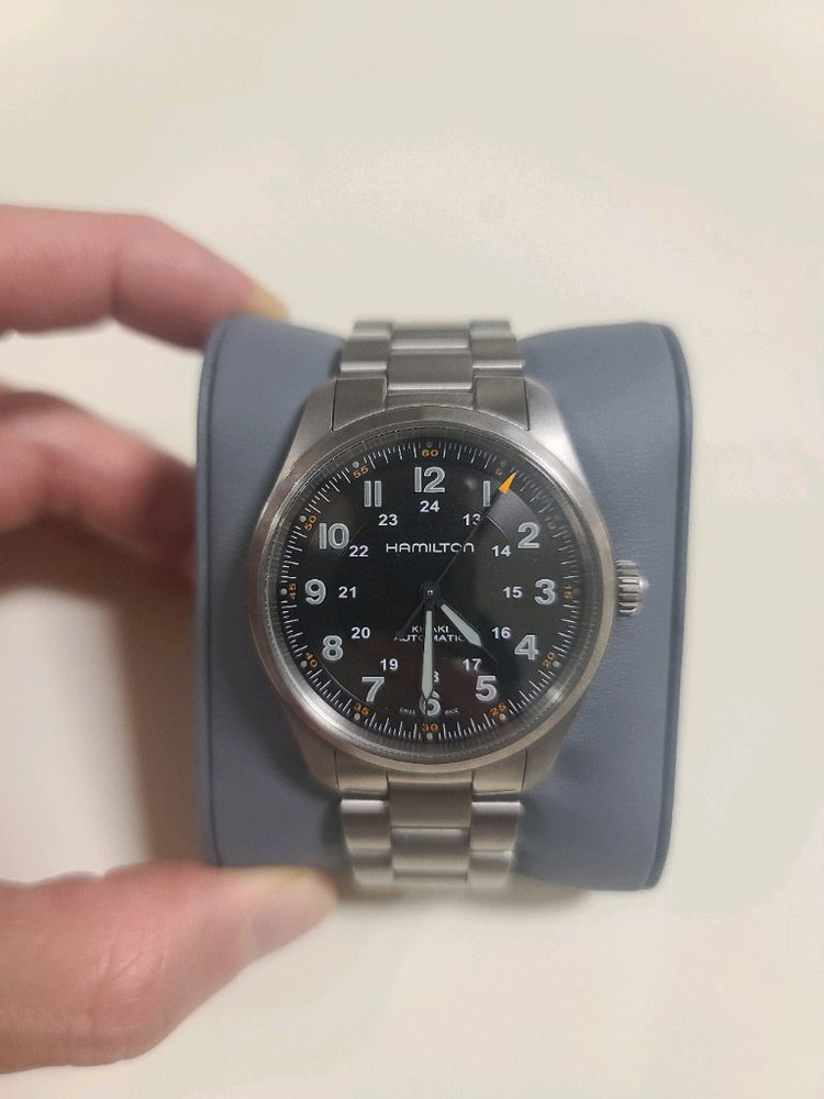 해밀턴 카키 티타늄 검정(38mm) 이미지