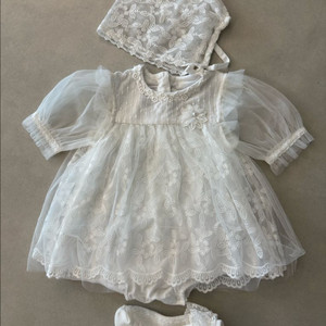 압소바 100일 드레스 바디수트 새상품 이미지