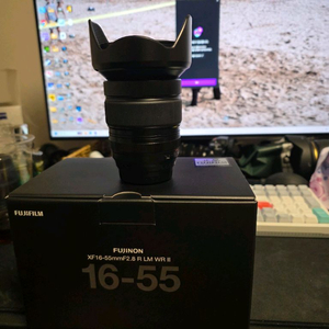 후지필름 XF 16-55mm F2.8 R LM WR II 렌즈+bw 필터 렌즈 신동급 이미지