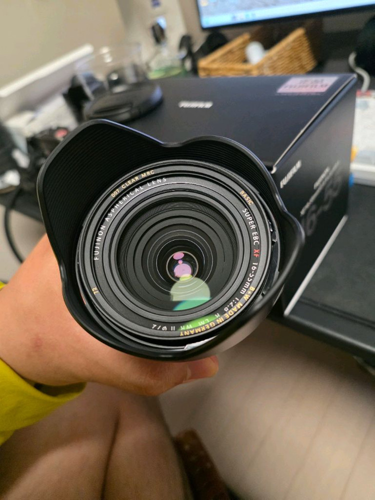 후지필름 XF 16-55mm F2.8 R LM WR II 렌즈+bw 필터 렌즈 신동급 이미지