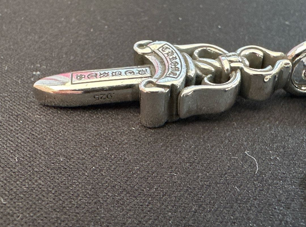 크롬하츠 페이퍼체인 목걸이+더블대거 팬던트 세트 이미지