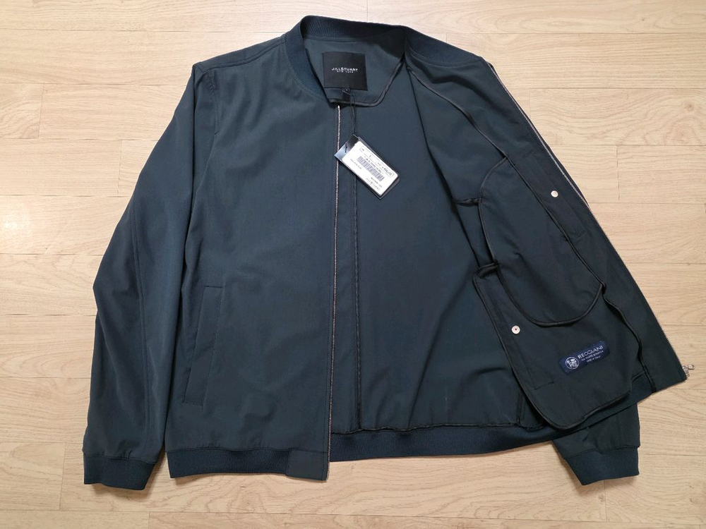 질스튜어트뉴욕 플리츠 ma1 경량 점퍼 L 105 정가 64만원 이미지