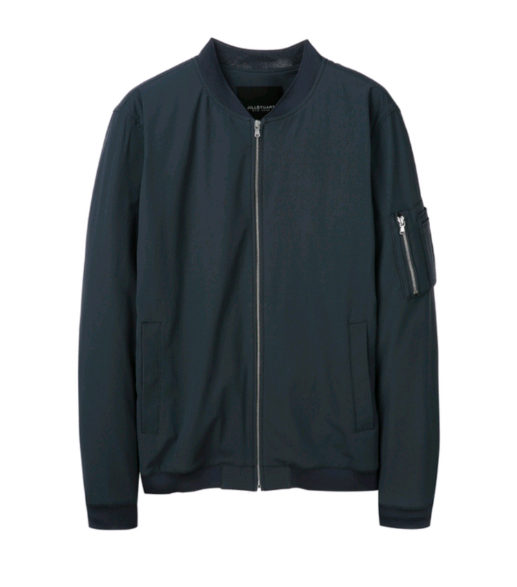 질스튜어트뉴욕 플리츠 ma1 경량 점퍼 L 105 정가 64만원 이미지