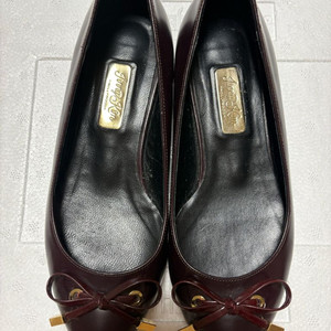 지니킴 다크와인 플랫슈즈 225 (35.5사이즈) 이미지