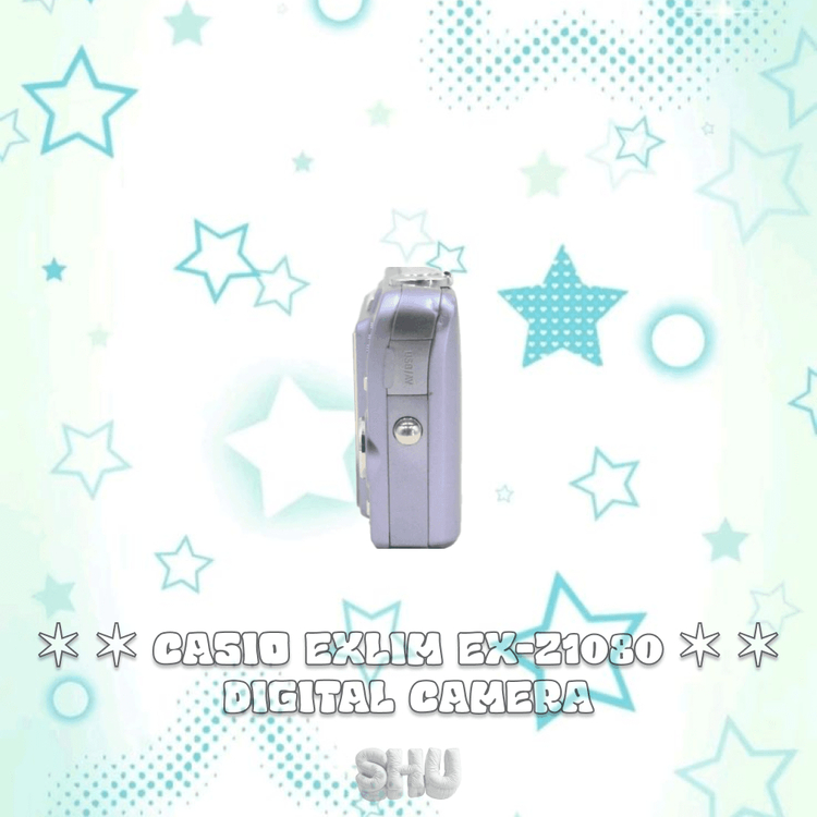 카시오 엑슬림 EX-Z1080 빈티지 디카 블루 이미지