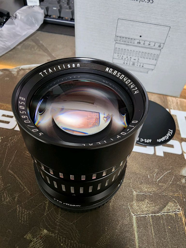 티티아티산 50mm f/0.95 단렌즈 니콘z마운트 신품급 이미지