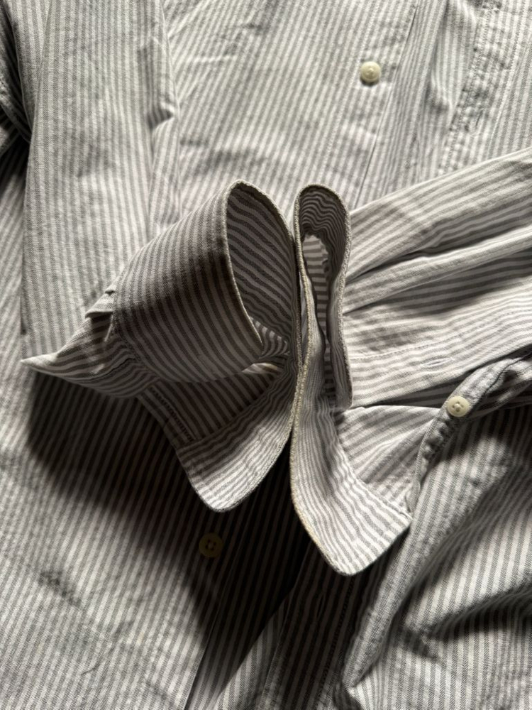 유니폼브릿지 옥스포드 그레이 스트라이프 셔츠 m uniformbridge 이미지