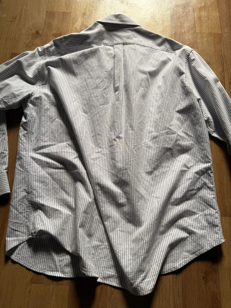 유니폼브릿지 옥스포드 그레이 스트라이프 셔츠 m uniformbridge 이미지