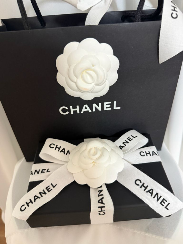 샤넬 클똑(클래식 카드지갑) 블랙 은장 -4월구입 풀세트 이미지