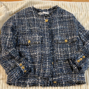 자라 트위드 자켓 스커트 셋업 S 이미지