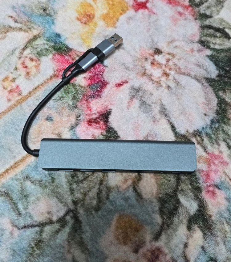USB C 타입 SD TF 멀티 허브 8포트 새상품 이미지