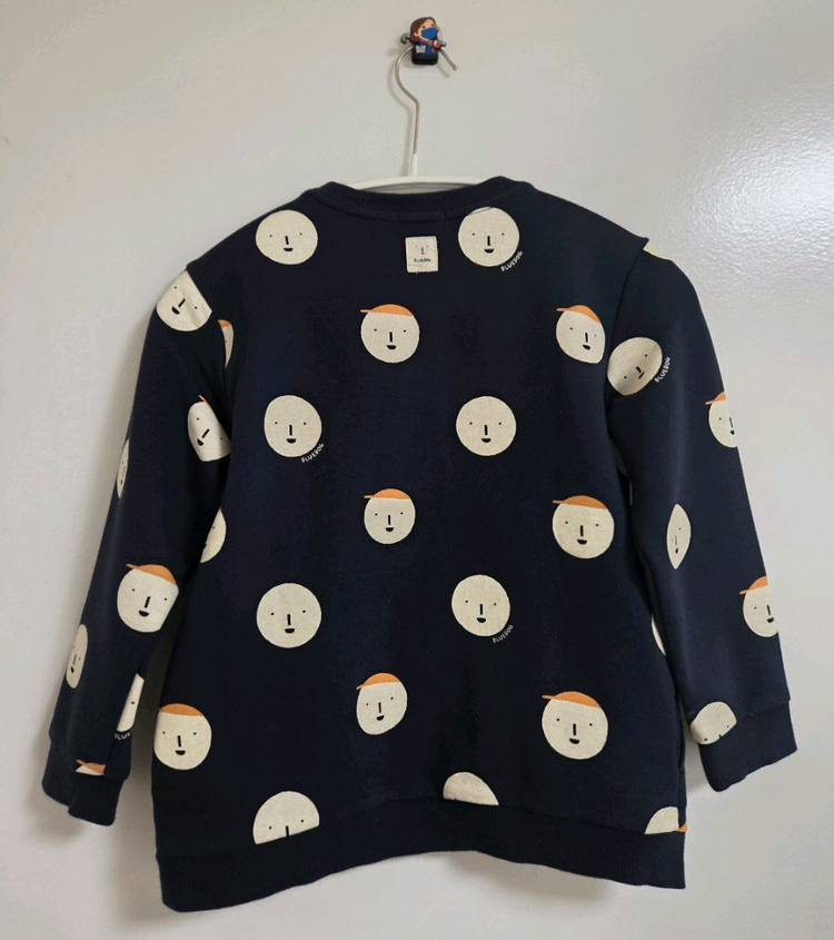 블루독 집업 자켓 가디건 120 사이즈 판매 합니다. 이미지