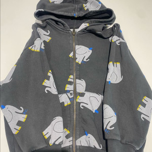 보보쇼즈 코끼리 후드 집업 6-7Y 택포 35000원 이미지