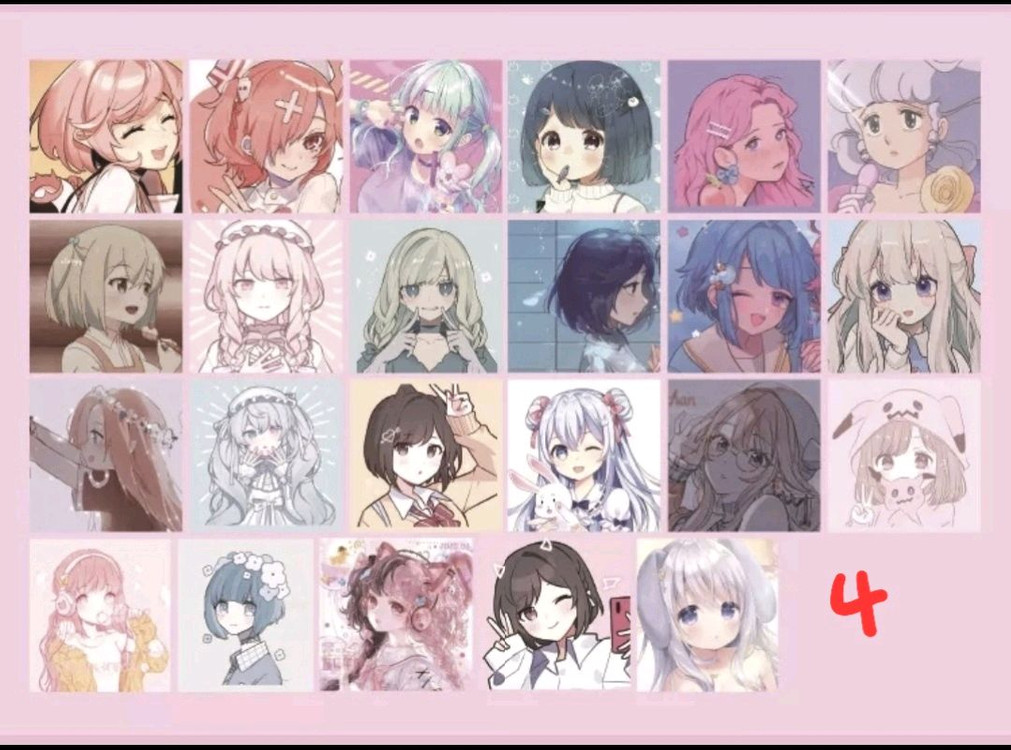 (처분) 다꾸 미니 키치 소녀 팩 5종 (하라주쿠/시티 이미지