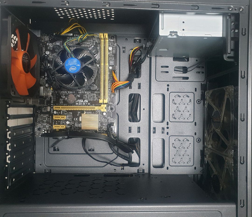 G3240 DDR3 8G 사무용 데스크탑 PC 컴퓨터 본체 ODD 포함 이미지