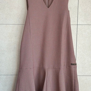 새) 써스데이아일랜드 체크 롱원피스 이미지