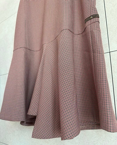 새) 써스데이아일랜드 체크 롱원피스 이미지