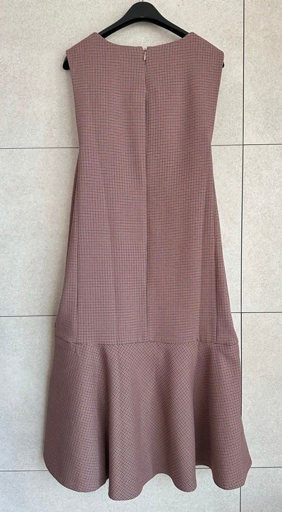 새) 써스데이아일랜드 체크 롱원피스 이미지