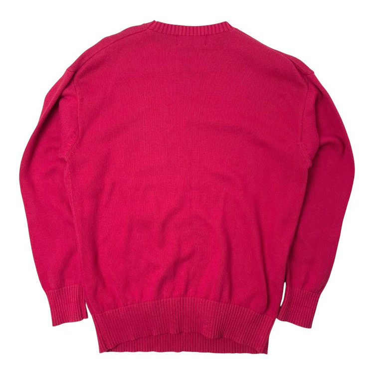 빈폴 레드 아가일 니트 스웨터 95 이미지