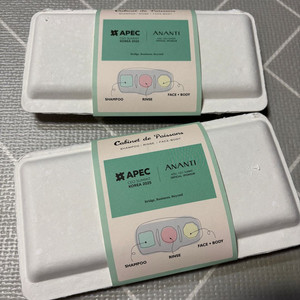 아난티 어메니티 2세트 (샴푸바, 린스바, 페이스+바디바) 이미지
