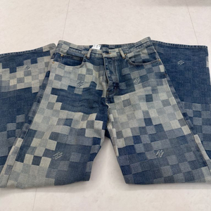 루이비통 다미에 데님 스케이트 팬츠 인디고 이미지