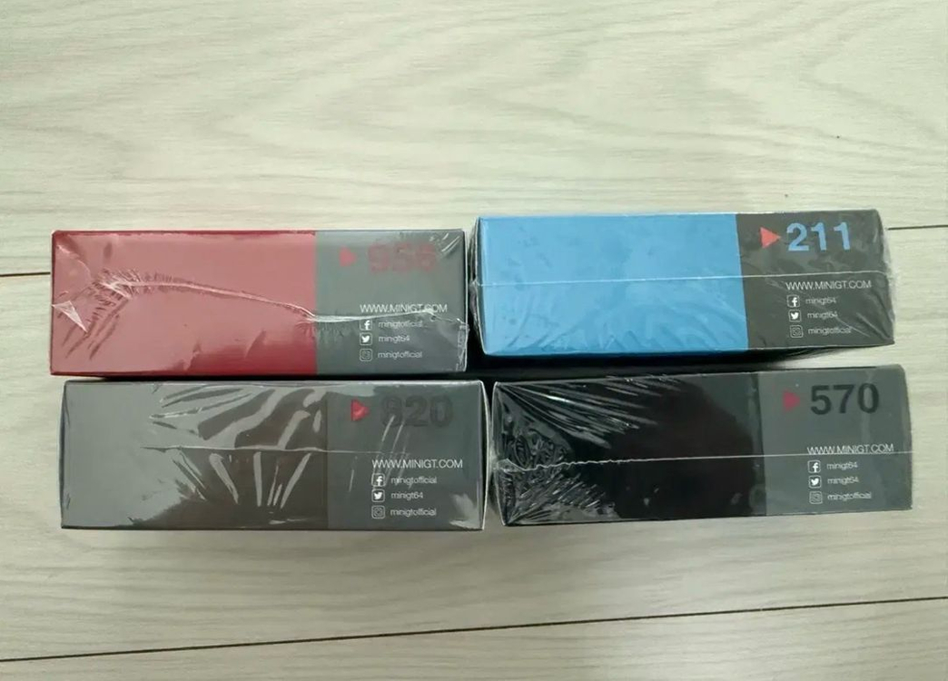 미니지티 미개봉 4점 판매 개별 일괄 가능 핫휠 minigt 이미지