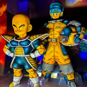 일괄 세트 한정판 드래곤볼 리페인트 리얼질감 피규어 애니도색 입체화 커스텀 특수제작 원오프 하이엔드 레진 초사이언 이미지