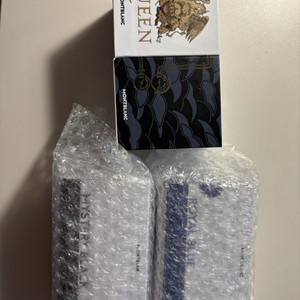 몽블랑 만년필 잉크 미개봉 새제품 : 퀸 블랙 로열블루 이미지