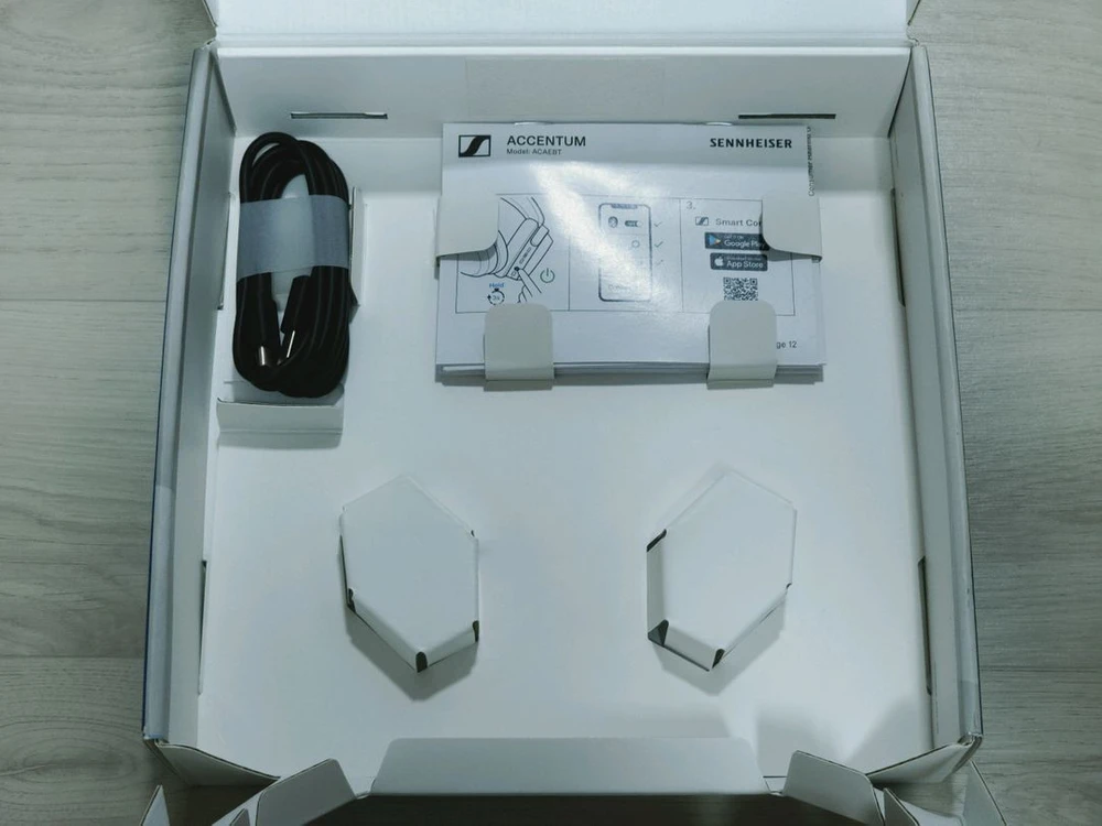 미사용 젠하이저 엑센텀 와이어리스 블루투스 무선 헤드폰 이미지
