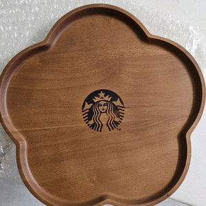 스타벅스 플라워 우드트레이 이미지