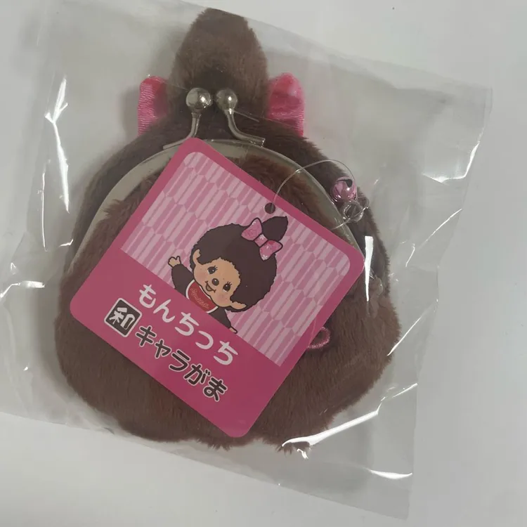 새상품) 몬치치짱 가마구치 파우치 동전지갑 몬치치 이미지