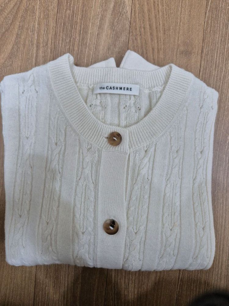 24 더캐시미어 케이블 니트 가디건 (타임, 랑방, 시스템, 구호) 이미지