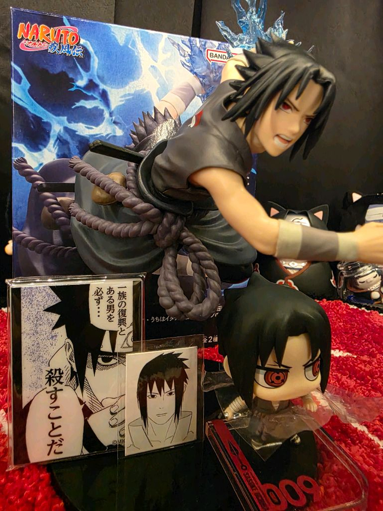 사스케 6개 세트 일괄 나루토 피규어 이타치 이미지