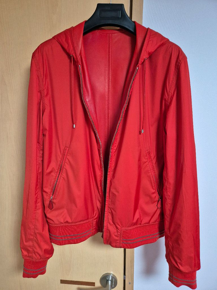 정품)에르메스자켓 리버시블 레더 후드집업 105 이미지