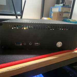 미니 ITX 미니PC 케이스 + DC 전원 어댑터 + 무선랜 안테나 연장 포함 이미지